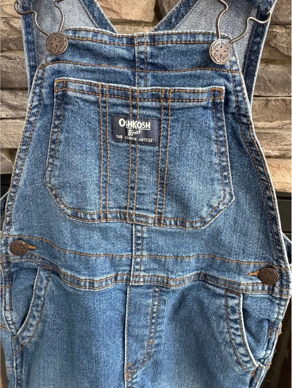 OshKosh B'gosh Kids Denim Overalls Size 4T Boys